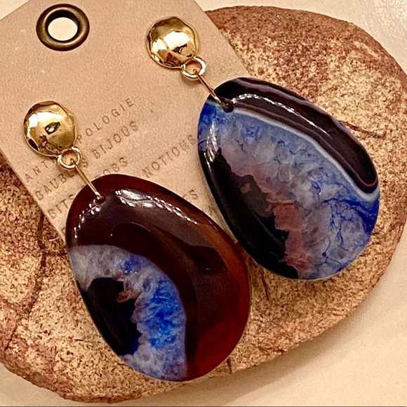 🌺🎉HP🎉🌺 NWT Anthropologie Stone Mountain Crystal Earrings - Picture 11 of 16